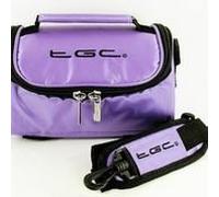 TGC ® Sat Nav GPS Case/Bag for Snooper Strabo with shoulder strap and Carry Handle (Purple)