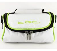 TGC White With Green Trim Shoulder Camera Case for AgfaPhoto SLR AP SELECTA 16 - Bridge Cameras & Camcorders