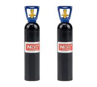 TGCWENG CNC Aluminum Alloy 2PCS RC Simulation Nitrogen NOS Bottle Devorataive Accessories Suit for Axial SCX10 D90 D110 TRX4 TRX4M Redcat HSP HPI 1/10 1/18 Etc RC Crawler Car (Black、70mm/2.76in)