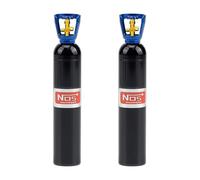 TGCWENG CNC Aluminum Alloy 2PCS RC Simulation Nitrogen NOS Bottle Devorataive Accessories Suit for Axial SCX10 D90 D110 TRX4 TRX4M Redcat HSP HPI 1/10 1/18 Etc RC Crawler Car (Black、80mm/3.15in)