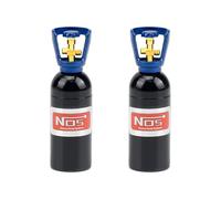 TGCWENG CNC Aluminum Alloy 2PCS RC Simulation Nitrogen NOS Bottle Devorataive Accessories Suit for Axial SCX10 D90 D110 TRX4 TRX4M Redcat HSP HPI 1/10 1/18 Etc RC Crawler Car (Black、50mm/1.97in)