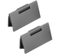 TGDGFKIAS Flush Mount Door Pull, 2 Pack Aluminum Flush Recessed Pull Handles Cabinets Drawers Sliding Doors Multicolor 75mm(Grijs)