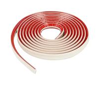 TGDGFKIAS Peel & Stick Wallpaper Border, 5M Self-Adhesive Caulk Moulding Skirting Board Wall Corner Trim Multicolor Multiple Sizes(Milky White,S)