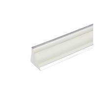 TGDGFKIAS Peel & Stick Wallpaper Border, PVC Caulk Moulding for Skirting Board and Ceiling Corner Line Multicolor Multiple Sizes(White Silver,5M)