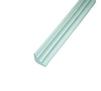 TGDGFKIAS Peel & Stick Wallpaper Border, Self Adhesive Caulk Moulding for Tiles Countertops Baseboards Multicolor Multiple Sizes(White and Silver,38MMx1M)