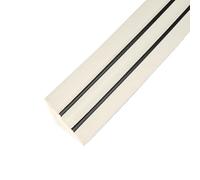 TGDGFKIAS Peel & Stick Wallpaper Border, Self Adhesive Caulk Moulding for Tiles Countertops Baseboards Multicolor Multiple Sizes(White and Black,65MMx1M)