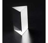 TGDGFKIAS Triangular Prism, K9 Crystal 90-Degree Right-Angle Prism For Total Reflection Experiments Multiple Sizes 1pc(13X13X75mm)