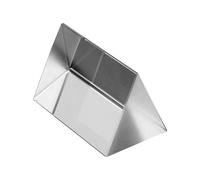TGDGFKIAS Triangular Prism, Triangular Prisms For Physics Teaching Light Spectrum Refraction In Multiple Sizes Pack Of 3(25 x 50mm)