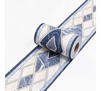 TGDGFKIAS Wallpaper Border Borders For Walls, Home Ceiling Decorative Border for Bathroom Living Room Kitchen(Blue 50,10cm X 1000cm)