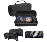 TGDPLUE 3-in-1 Protection Bundle for Rog Xbox Ally X 2025 - TPU Case with Kickstand & Carrying Pouch & 2x Tempered Glass, Compatible with Xbox Rog Ally X