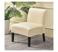 TGETBTTSR Accent Chair Slipcover Cover High Stretch Armless Chair Covers for Living Room Chair Slipcovers Modern Furniture Protector with Elastic Bottom (Color : #3)