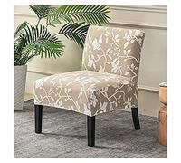 TGETBTTSR Accent Chair Slipcover Cover High Stretch Armless Chair Covers for Living Room Chair Slipcovers Modern Furniture Protector with Elastic Bottom (Color : #21)