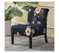 TGETBTTSR Accent Chair Slipcover Cover High Stretch Armless Chair Covers for Living Room Chair Slipcovers Modern Furniture Protector with Elastic Bottom (Color : #27)