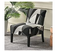 TGETBTTSR Accent Chair Slipcover Cover High Stretch Armless Chair Covers for Living Room Chair Slipcovers Modern Furniture Protector with Elastic Bottom (Color : #18)
