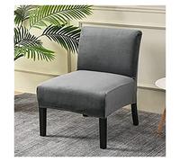 TGETBTTSR Accent Chair Slipcover Cover High Stretch Armless Chair Covers for Living Room Chair Slipcovers Modern Furniture Protector with Elastic Bottom (Color : #1)