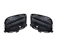 TGFCRUH Fog Light Grille Compatible With Benz For GLE W166 GLE300 GLE320 GLE350 GLE400 2015 2016 2017 Car Front Bumper Side Frame Fog Light Lamp Cover Grille