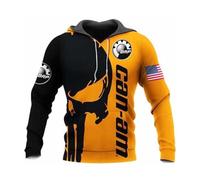 TGFQINAM Men's Graphic Hoodie for Can-am Training Jacket Jumpers Sweatshirts Long Sleeve Hoody Comfy Outwear Tops Spring Autumn Coat with Pockets Tracksuit-A||S