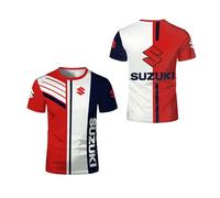 TGFQINAM Mens T-shirt Tee Top Clothes for Suzuki Slim Fit Cozy Undershirt Printing Polo Shirts Fitness Short Sleeved Soft Crewneck Half Sleeve-A||L