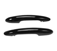 TGFQOLB Exterior Door Handle Cover Compatible with Mini for F56 F57 1 Pair Door Handles Cover Caps Trim Exterior Door Handles Protection Shell Without Hole Black Left and Right