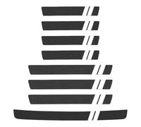 TgGreat Car Door Sill Protector For Citroën C4 Picasso, Scuff Plate Guard Entry Threshold Stickers Carbon Fiber Door Edge Trim Anti-Scratch Decorative Cover Strip,C-9pcs