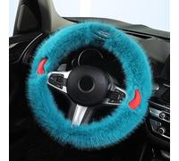 TgGreat Car Steering Wheel Cover For Dacia Lodgy 2012-2023 2024 2025, Steering Wheel Protector, Non-Slip Steering Wheel Protective Cover, Breathable Comfort Sweat-Absorbing 38cm,Blue-O