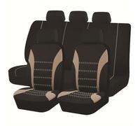 TgGreat Seat Covers For LAND ROVER Range Rover Sport 2010-2025, Car Seat Covers, Car Seat Protector, Front And Rear Car Seat Cover Sets Stain-Resistant Car Interior Kit Seat Accessories,F-Beige