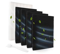 TGHongKy AP-1512HH Replacement Filter for Coway Airmega AP-1512HH AP-1518 AP-1512 HEPA Filter for Coway Airmega AP-1512HH, H13 HEPA Replacement Filter with 4 x AP-1512HH Activated Carbon Filter 1x