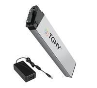 TGHY 36V 15Ah 17.5Ah Removable Backup Lithium Battery 48V 10.4Ah 12.8Ah 14Ah Inside Hidden Battery with Charger for 50-700W Folding Bicycle Motor,48V 10.4Ah