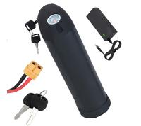 TGHY Kettle Shape Lithium Battery 36V 10.4Ah 13Ah 15Ah 17Ah Electric Bike Battery with Charger+BMS Protection Board for 0-600W Mountain Bicycle Motor,36V10.4Ah,XT60