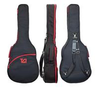 TGI Acoustic Guitar Padded Gigbag. Great for Transport to School, Smaller gigs, Regular use. 10mm Internal Padding for Added Protection. Removeable backstraps, Accessory Pocket. Tough Zips.