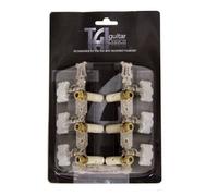 TGI Classical Guitar Machineheads/Tuners. Classical 3 in a Line. Lyra Style Design. Nickel