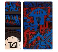TGI Guitar Strap GRAPHIC Series. Tribal Blue