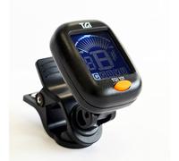 TGI Mini Digital Clip-On Tuner - Chromatic Tuner for Guitar, Bass, Violin & Ukulele - Bright Display, Easy Angle Adjustment - Fast & Accurate Tuning - TGI101
