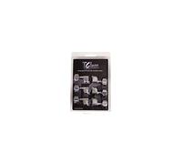 TGI Music Replacement Electric Guitar Machineheads Tuners - Closed Back w/Internal Gearing - Pack of 6 - Chrome.