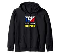 TGIF Shirt Thank God I'm Filipino Shirt Zip Hoodie