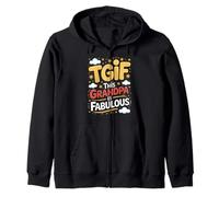 TGIF-This Grandpa is Fabulous Zip Hoodie