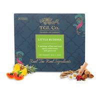 TGL Co. The Good Life Company Little Buddha Green Tea 16 Tea bags with Green Sencha Tea eapple Papaya Sandalwood Red Peppercorns Roman Chamomile