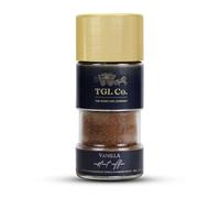 TGL Co. Vanilla Flavoured Instant Coffee 100 gm blend of Arabica and Robusta Coffee Granular Coffee with No Added Sugar Hot or Cold Vanilla Instant Coffee Powder