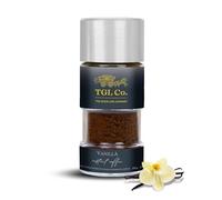 TGL Co. Vanilla Flavoured Instant Coffee 100 gm blend of Arabica and Robusta Coffee Granular Coffee with No Added Sugar Hot or Cold Vanilla Instant Coffee Powder