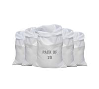 TGL PACKAGING 20 PCS Heavy Duty 50x75cm Woven Rubble Sacks | Extra Strong Polypropylene Builders Bags | Garden Waste Bags | Reusable Sacks for Construction, Yard Waste, Rubbish Removal
