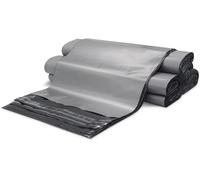 TGL PACKAGING™ Grey Mailing Bags - Pack of (10x14 inch ━ 25x35 cm, 50) Self-Seal Poly Postage Bags- Waterproof, Tear-Resistant, Tamper-Proof Parcel Bags for Shipping & Packaging