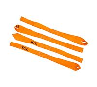 TGL Soft Loop Tie Down Straps - 2300 lb Load Capacity - 4 Pack - Motorcycle Handlebar Straps for Securing ATV, UTV, Motorcycles, Shooting Target Straps. Powersports Tie Downs.