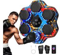 TGLLM Music Boxing Machine Wall Mounted Music Punching Trainer for Boxing Gloves Smart Bluetooth Boxing Machine Electronic Punching Workout Target with 9 Modes & 9 Speeds