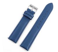 TGPGZHZFNA 120/80mm 130/90mm Leather Watch Strap 16mm 18mm 20mm 21mm 22mm 24mm Quick Release Watchband Universal Watch Accessories watch band(Blue,20MM_M-120 80MM)