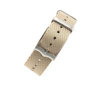 TGPGZHZFNA 20mm 22mm strap for moonswatch Seiko Premium Watchband Sport Bracelet Watch clasp(Khaki,20mm)