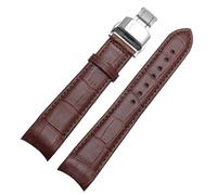 TGPGZHZFNA Curved End Men's Watchband Fit For Citizen BL9002-37 05A BT0001-12E 01A Watchstrap Leather With Butterfly Buckle 20 21 22mm watch band(Red Black,22mm)