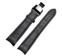 TGPGZHZFNA Curved End Men's Watchband Fit For Citizen BL9002-37 05A BT0001-12E 01A Watchstrap Leather With Butterfly Buckle 20 21 22mm watch band(E,21mm)