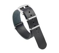 TGPGZHZFNA Genuine Leather Watch Strap 18mm 20mm 22mm 24mm Watch Band Burst Crack Men Wristband Bracelet Replacement Watch Accessories watch band(Dark blue,18mm)