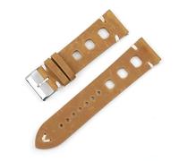 TGPGZHZFNA Genuine Leather Watchband 18mm 20mm 22mm 24mm Vintage Watch Strap Bracelet Replacement for Men Watch Belts watch band(Yellow Brown,20mm)