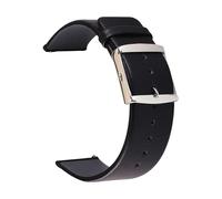 TGPGZHZFNA Leather Watch Strap 14-24MM Fit For Samsung Galaxy Watch 20MM 22MM Watch Band Quick Release Watchband Z16 watch band(Plain black,22mm)
